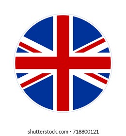United Kingdom flag button icon.