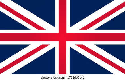 diseño plano de la bandera del reino unido