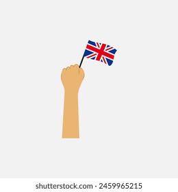 United Kingdom Flag icon vector illustration