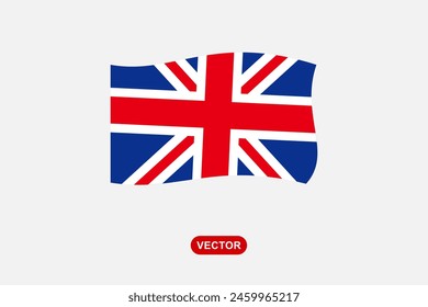 United Kingdom Flag icon vector illustration