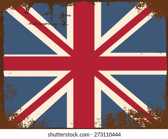 united kingdom flag, illustration in vector format