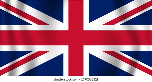 Vector de imágenes de la bandera del Reino Unido. EPS.file.