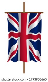 Vector de imágenes de la bandera del Reino Unido. EPS.file