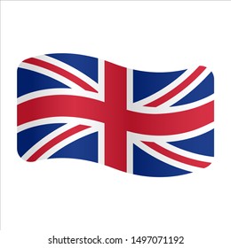 United Kingdom Flag Logo. United Kingdom Flag Vector. Flags Of The World. Flag Of Independence Day. Abstract Vector Illustration Eps.10