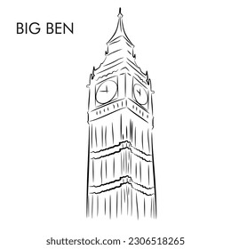 A united kingdom flag with a maple leaf on it and big ben vector illustration of united kingdom flag and big ben Vector Art illustration template banner design