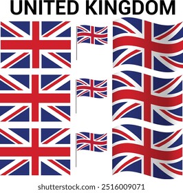 United Kingdom Flag. National Flag. British Flag. Great Britain