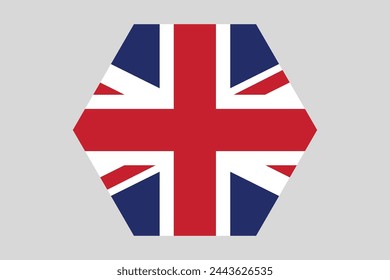 United Kingdom flag sign, United Kingdom sign, United Kingdom British Flag, national flag of Great Britain, Flag of United Kingdom, Colorful, Standard color, Vector illustration
