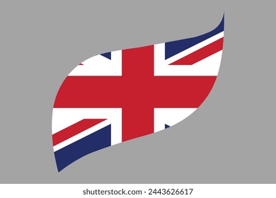 United Kingdom flag, United Kingdom sign, United Kingdom British Flag, national flag of Great Britain, Flag of United Kingdom, Colorful, Standard color, Vector illustration
