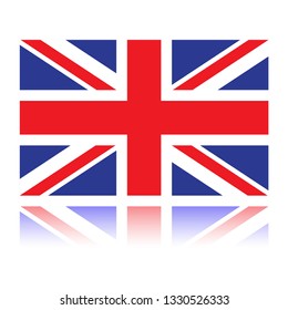 United Kingdom flag. Simple vector United Kingdom flag