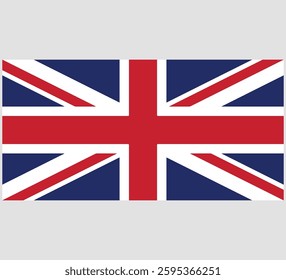 United Kingdom Flag Vector Design , U.K Country Flag