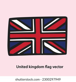 united kingdom flag vector eps
