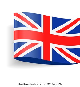 United Kingdom Flag Vector Icon - Illustration