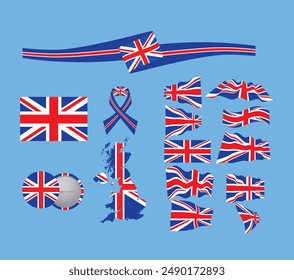 United Kingdom flag vector illstration