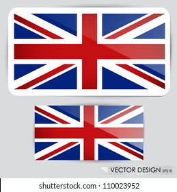 United Kingdom Flag. Vector illustration.