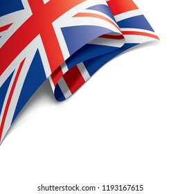 United Kingdom flag, vector illustration on a white background