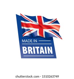 United Kingdom flag, vector illustration on a white background svg