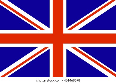 United Kingdom Flag. Vector illustration