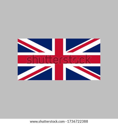 Similar – Image, Stock Photo Flag map of Britain painted on brick wall