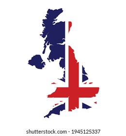 United Kingdom Icon for Graphic Design Projects