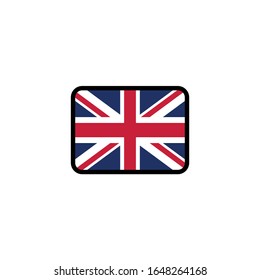 United Kingdom Icon Vector Illustration Isolated Stock Vector (Royalty ...