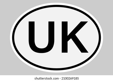 United Kingdom international vehicle registration code