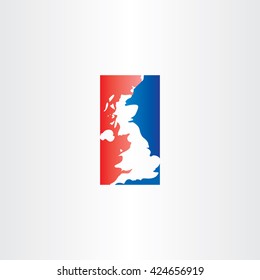 united kingdom logo icon vector map element