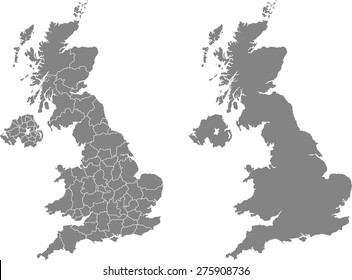 карта великобритании