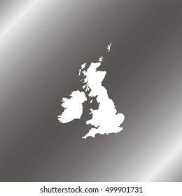 United Kingdom Map.