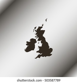 United Kingdom Map.