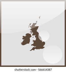 United Kingdom Map.