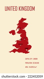 United Kingdom map and basic information