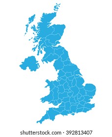 United Kingdom map, Britain map