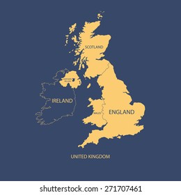 UNITED KINGDOM MAP, UK MAP