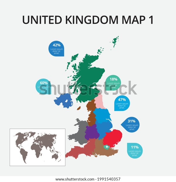 united kingdom map ,vector\
file