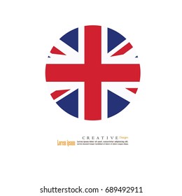 United Kingdom  national flag background texture.vector illustration.