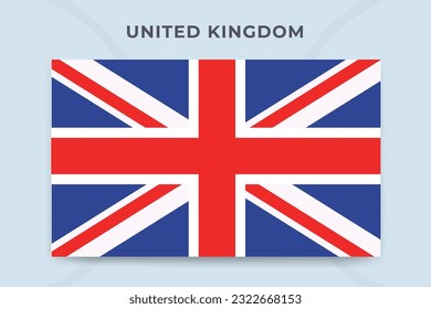 United Kingdom national flag design template