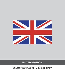 United kingdom national flag vector design