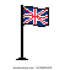 United Kingdom pixel flag icon