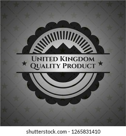 United Kingdom Quality Product dark badge