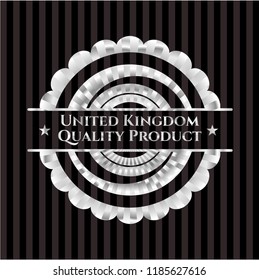 United Kingdom Quality Product silver badge or emblem