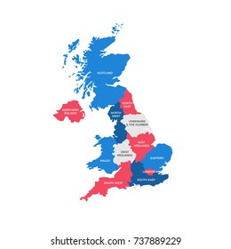 United Kingdom Regions Map