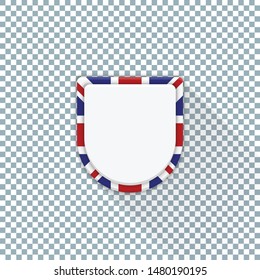 United Kingdom Shield adaptive icon illustration