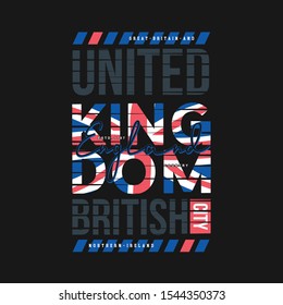 united kingdom typography graphic design t shirt