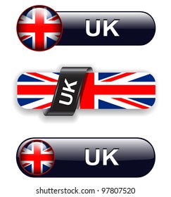 United Kingdom; UK flag banners, icons theme.