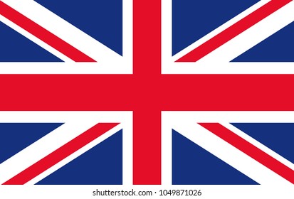 United Kingdom Union Jack Vector Flag