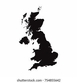 United Kingdom vector country map