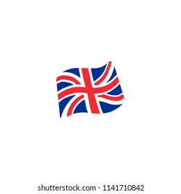 United Kingdom vector flag isolated on white background