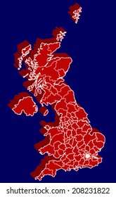 United Kingdom Vector Map