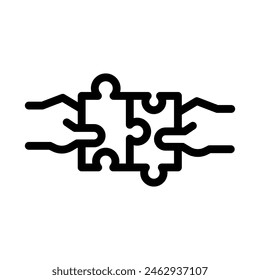 united line icon illustration vector graphic. Simple element illustration vector graphic, suitable for app, websites, and presentations isolated on white background
