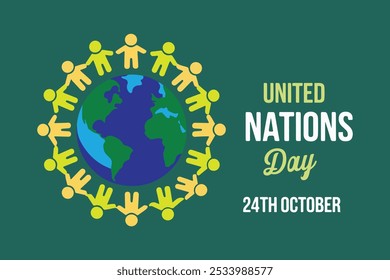 united nation day vector illustration